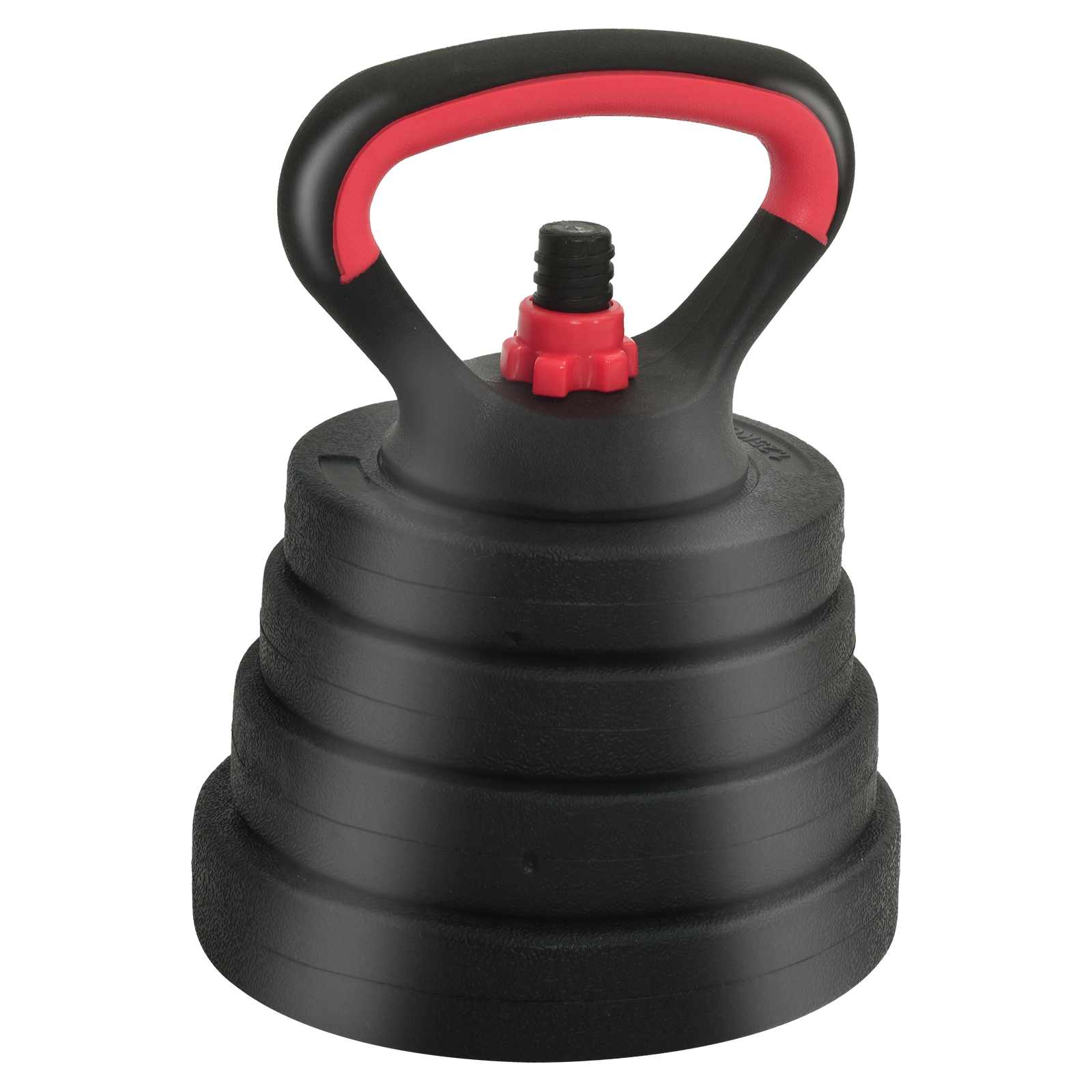 4-in-1 Hantelset 40kg Schwarz und Rot Zement und Eisensand