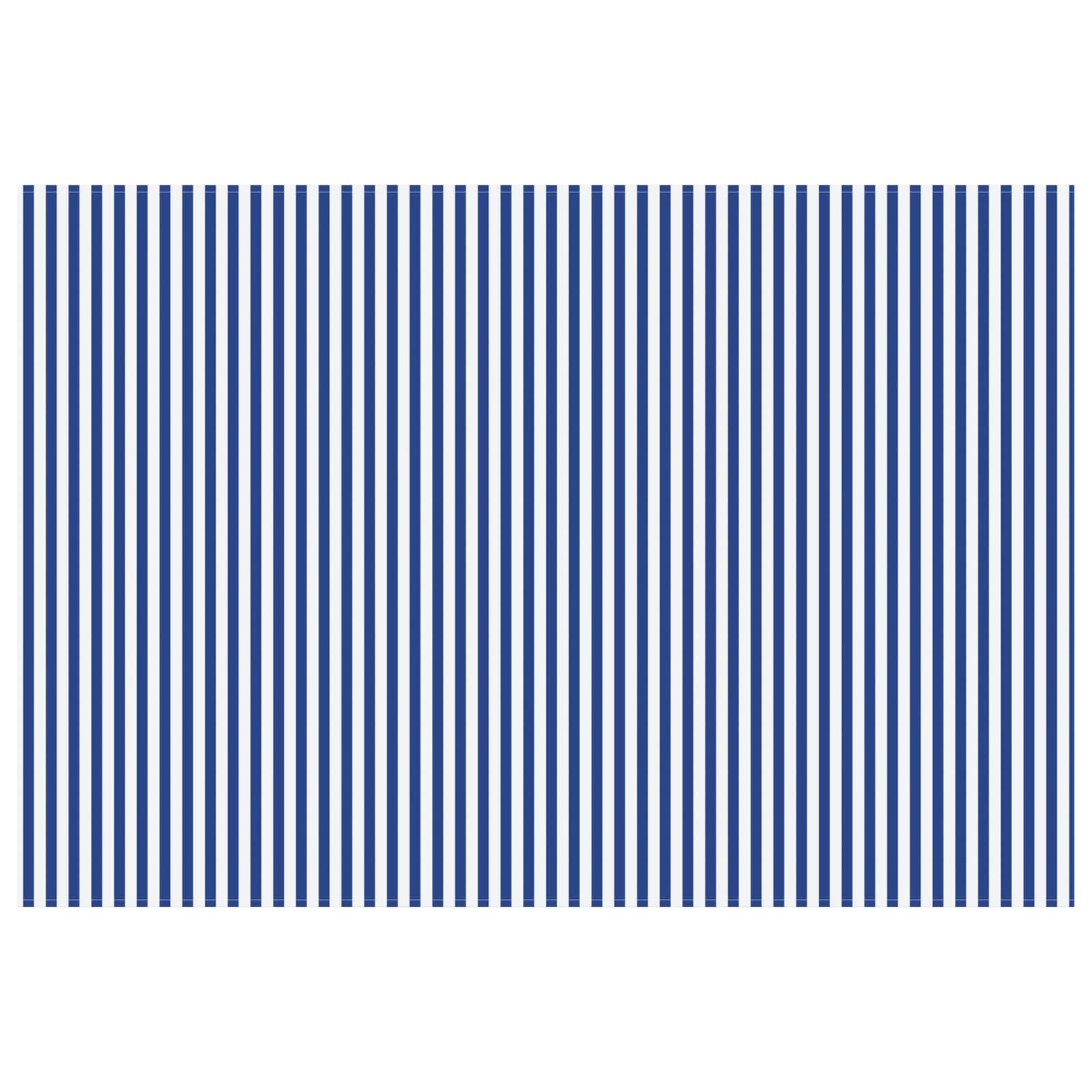 Markisenersatzstoff Blau und Weiß 250 x 200 cm Polyester