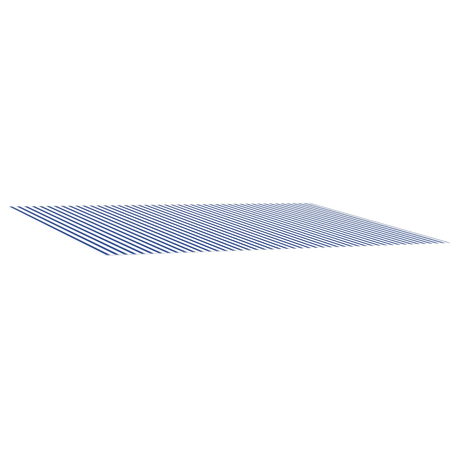 Markisenersatzstoff Blau und Weiß 350 x 200 cm Polyester