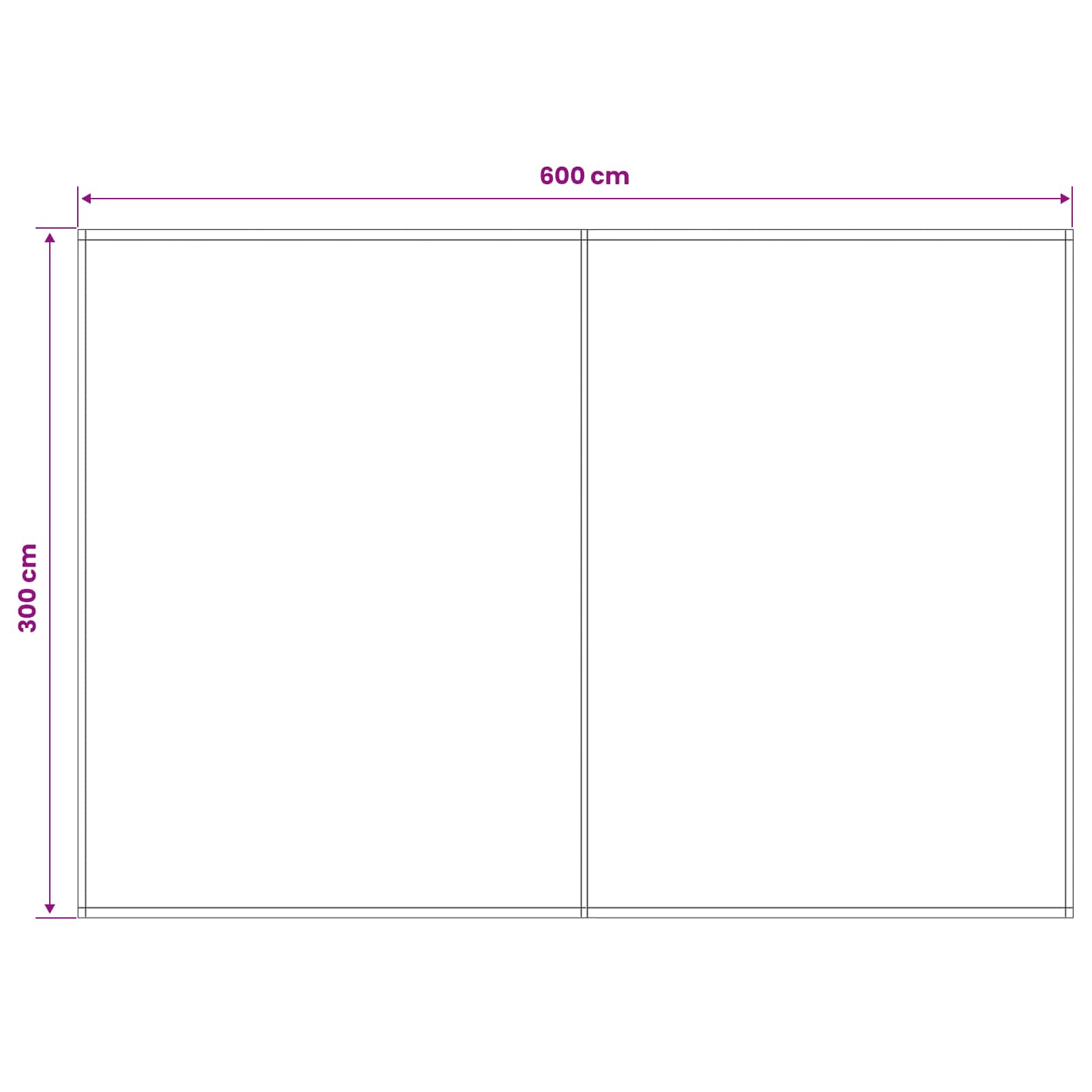 Markisenersatzstoff Creme 600 x 300 cm Polyester