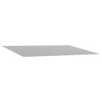 Markisenersatzstoff Anthrazit und Weiß 350 x 200 cm Polyester