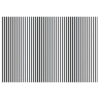 Markisenersatzstoff Anthrazit und Weiß 600 x 300 cm Polyester