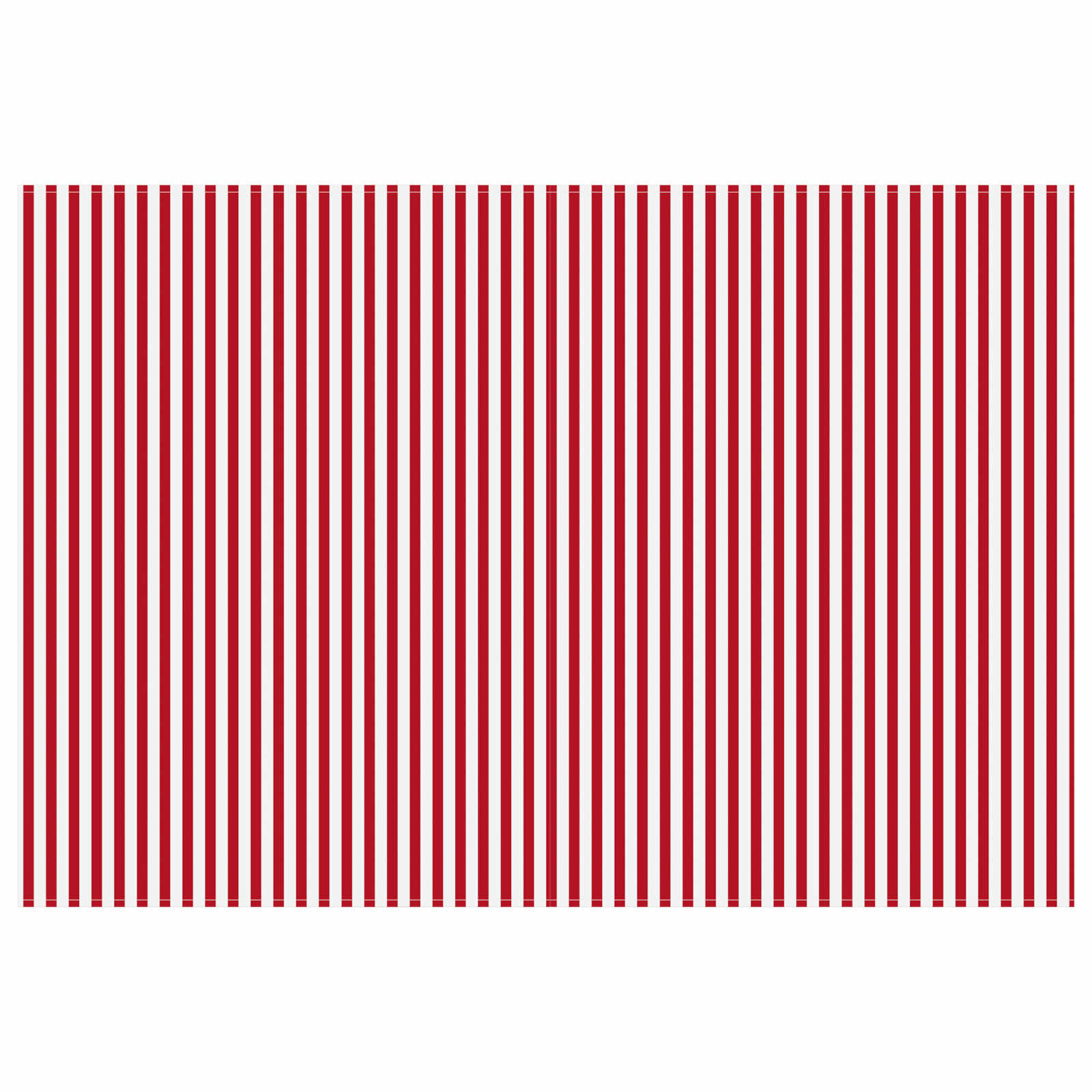 Markisenersatzstoff Rot und Weiß 400 x 350 cm Polyester