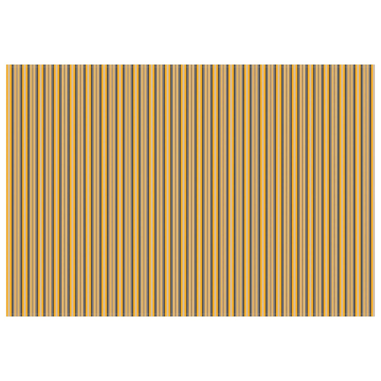 Markisenersatzstoff Orange und Schwarz 350 x 200 cm Polyester