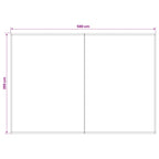 Markisenersatzstoff Beige 600 x 300 cm Polyester