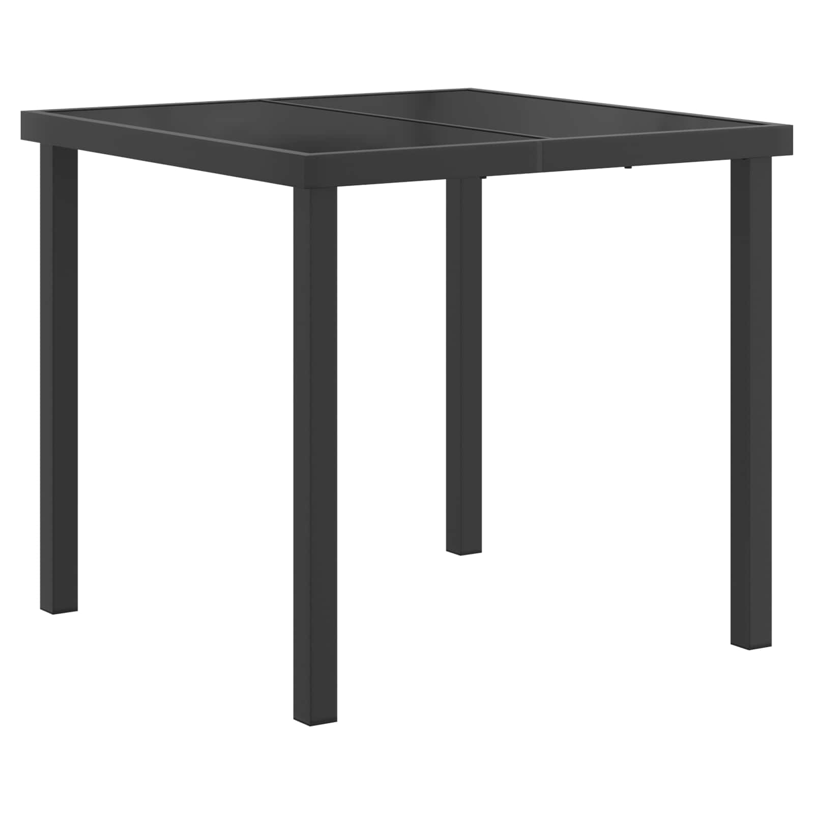 Garten Essgruppe 5 pcs Weiß und Hellgrau 80 x 80 x 73 cm
