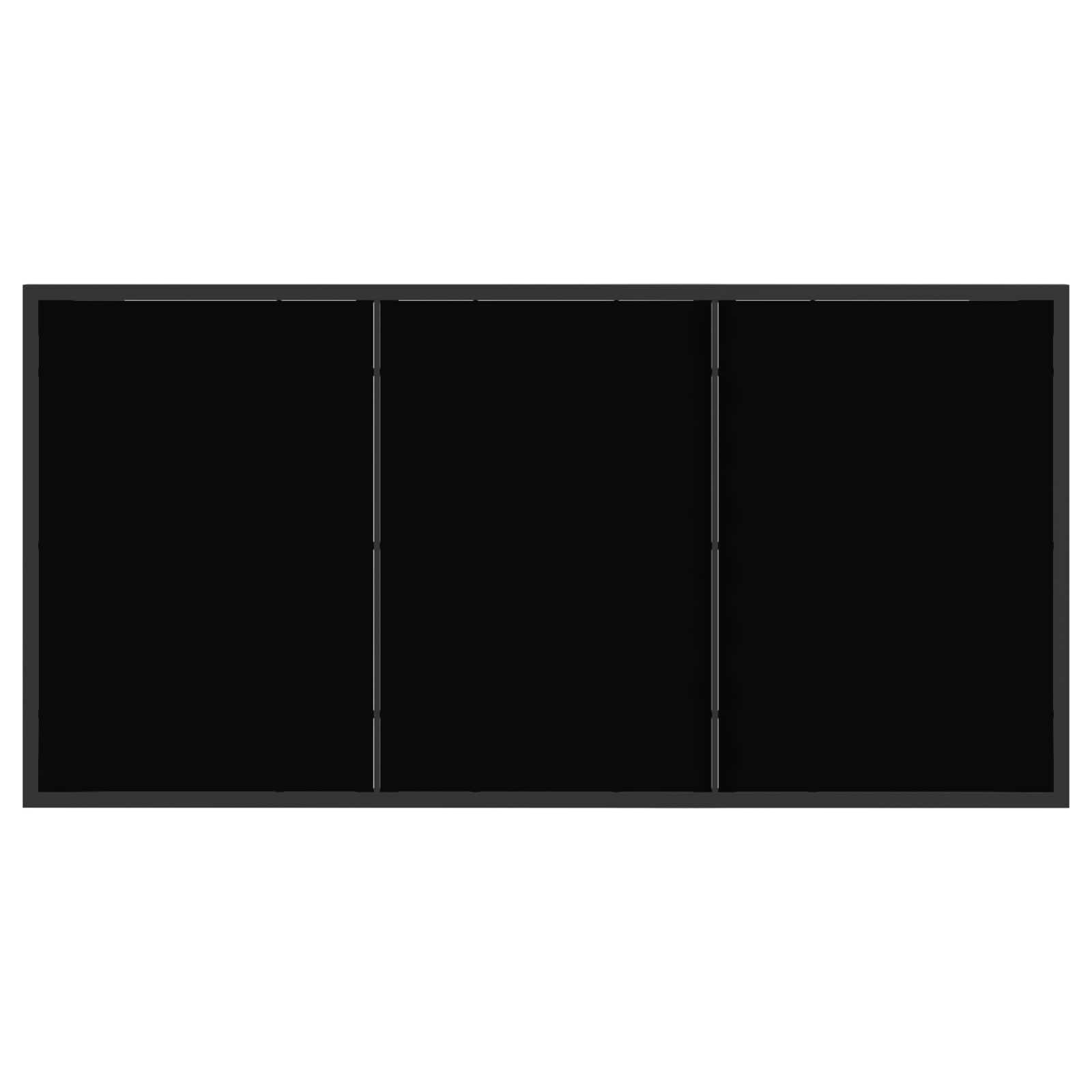 Garten Essgruppe 5 pcs Schwarz und Anthrazit 140 x 80 x 73 cm