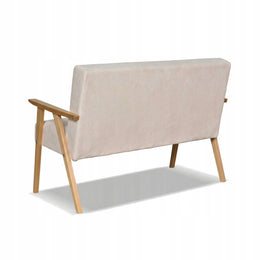 Sofa Hunter beige Samtoptik Ausführung S.2