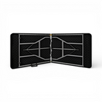 Banketttisch E180 (180x75 cm) - schwarz-1