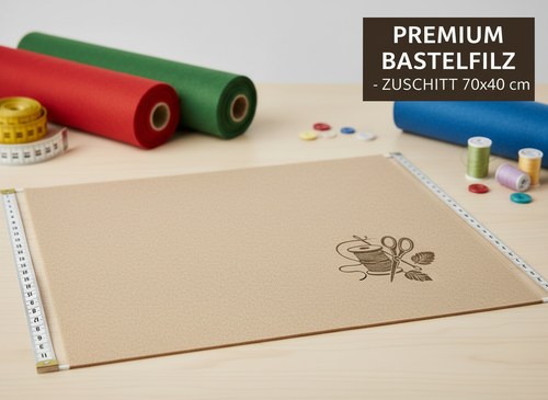 3mm Taschenfilz - Bastelfilz - 70x40 cm
