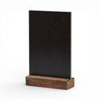 Lausitzer Marktplatz Kreidetafel aus Holz Tischaufsteller beschreibbar, ideal für Menüskarten, Angebote und Hinweise.