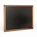 Lausitzer Marktplatz- schwarze HDF Kreide Wandtafel mit Holzrahmen zum aufhängen, ideal für Restaurants und Büros oder Kinderzimmer.