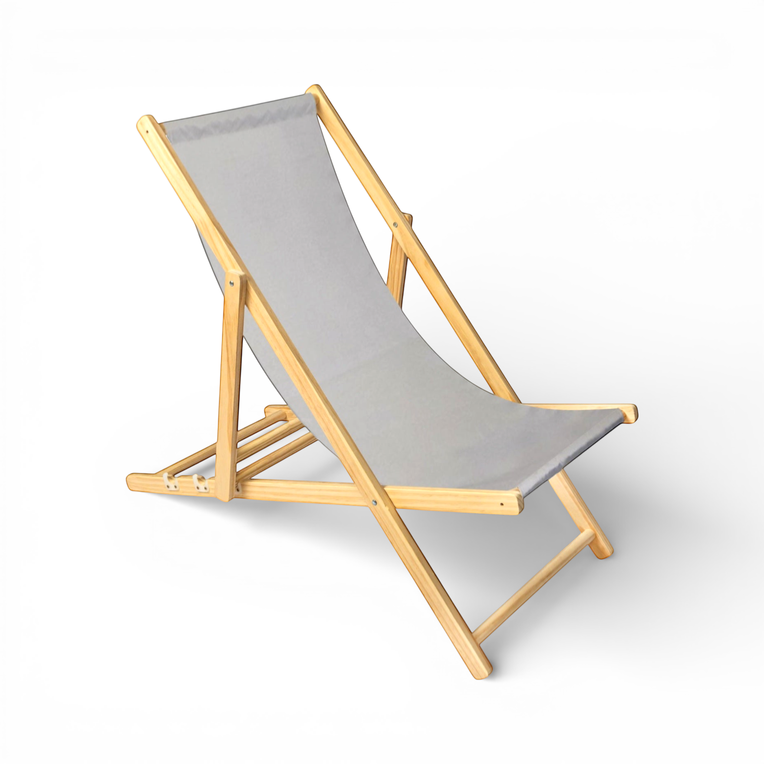 Liegestuhl aus Holz zur Selbstmontage ohne Stoff