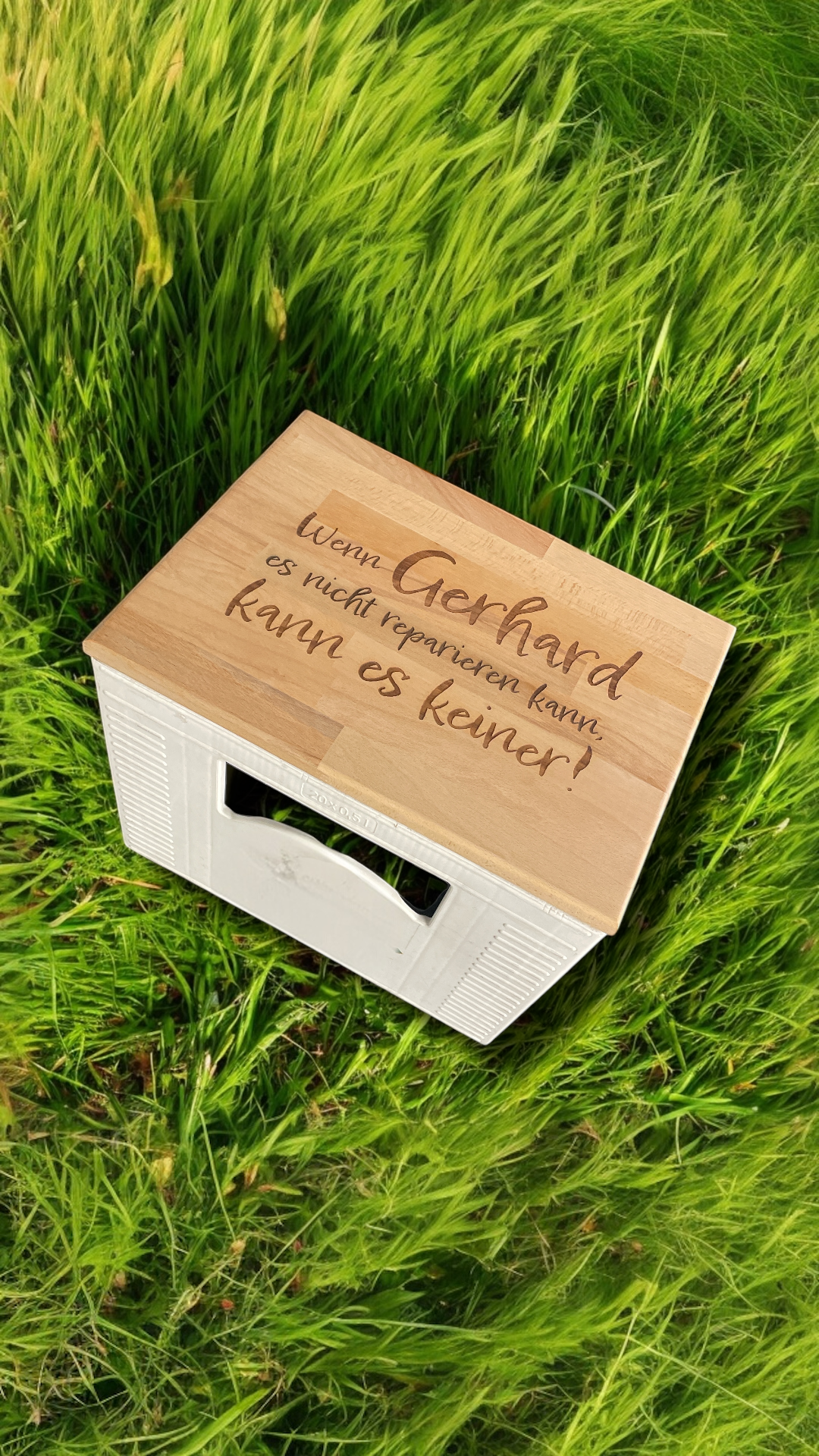 Seat board for beer crate