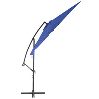 Ampelschirm mit Alu-Mast 300 cm Blau - Sonnenschirme &