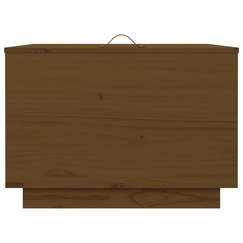 Aufbewahrungsboxen mit Deckeln 3 Stk. Braun Massivholz