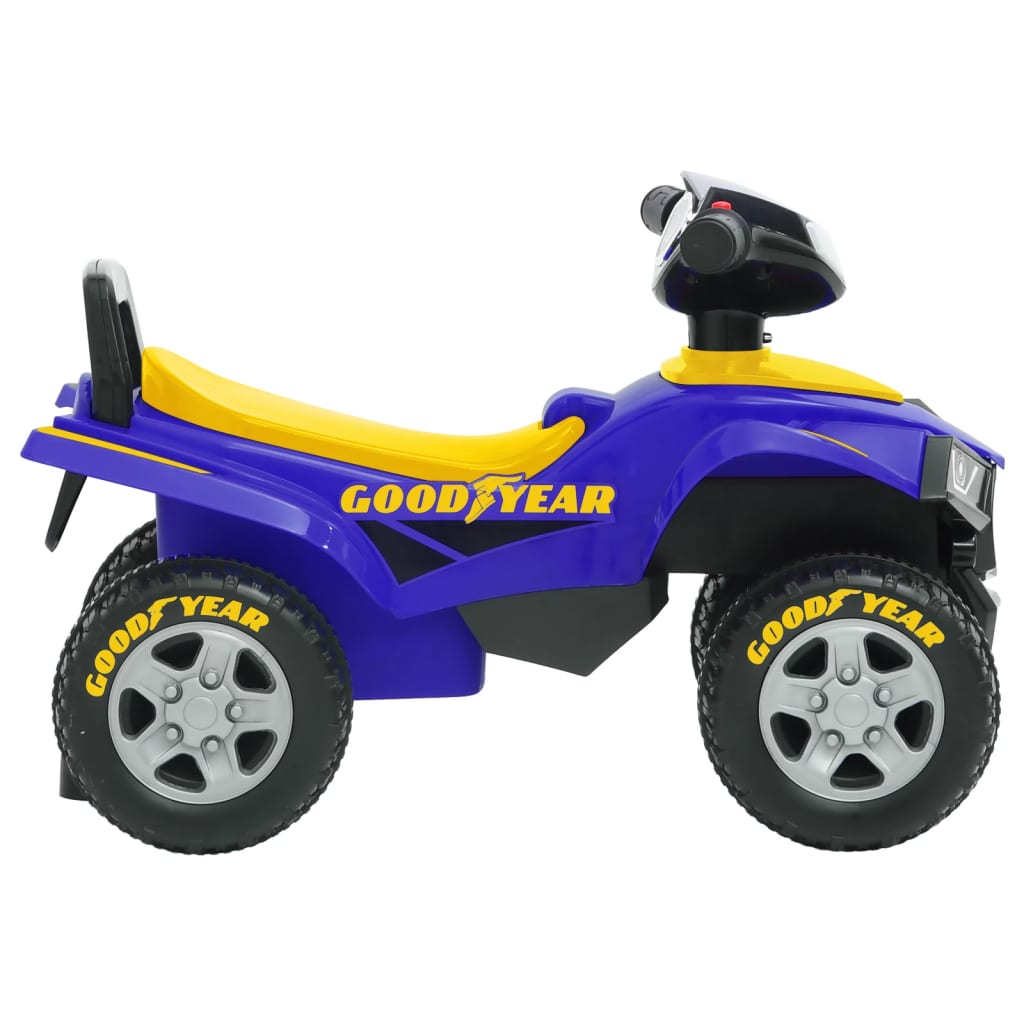 Aufsitz-Quad für Kinder Good Year Blau - Lauflernwagen &