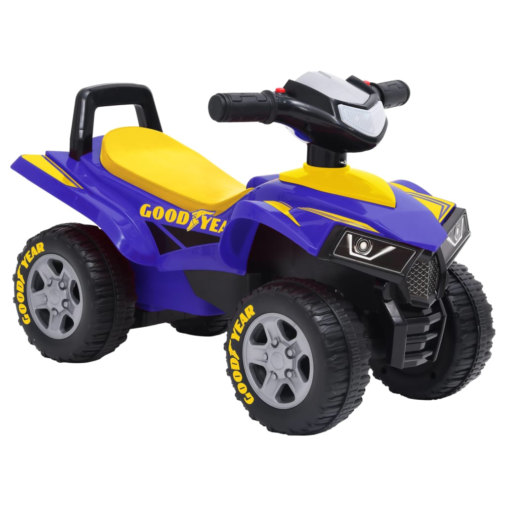 Aufsitz-Quad für Kinder Good Year Blau - Lauflernwagen &