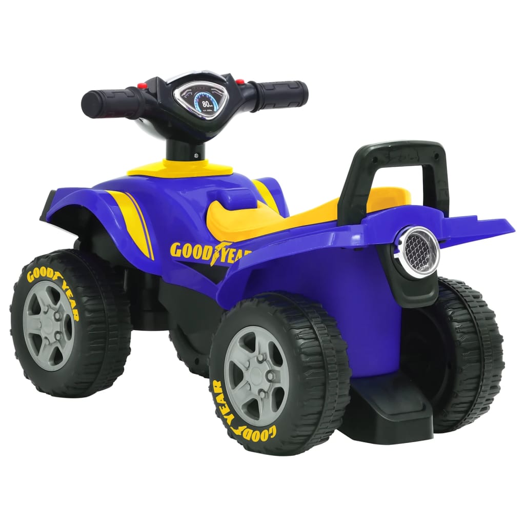 Aufsitz-Quad für Kinder Good Year Blau - Lauflernwagen &