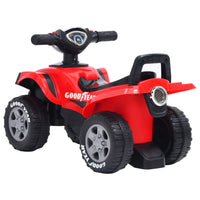 Aufsitz-Quad für Kinder Good Year Rot - Lauflernwagen &