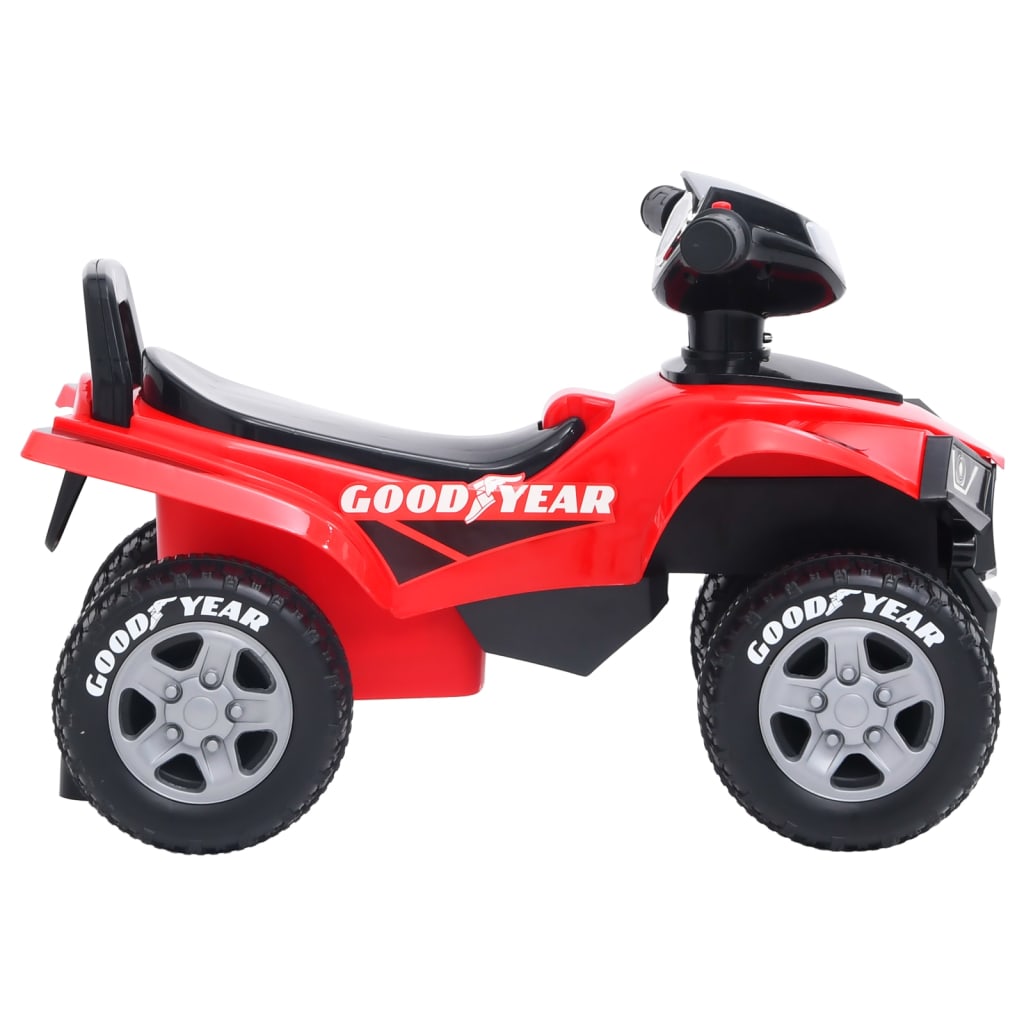 Aufsitz-Quad für Kinder Good Year Rot - Lauflernwagen &