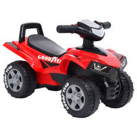 Aufsitz-Quad für Kinder Good Year Rot - Lauflernwagen &