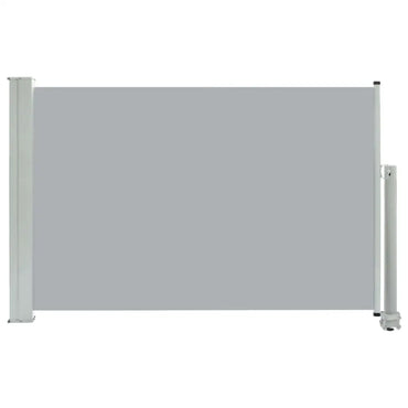 Ausziehbare Seitenmarkise 60×300 cm Grau - Sonnenschirme &