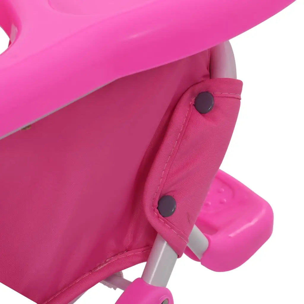 Baby - Hochstuhl Rosa und Weiß - Babystuhl