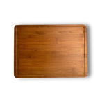Bambus Schneidebrett mit Saftrille (38 x 28 2 cm)