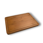 Bambus Schneidebrett mit Saftrille (38 x 28 2 cm)