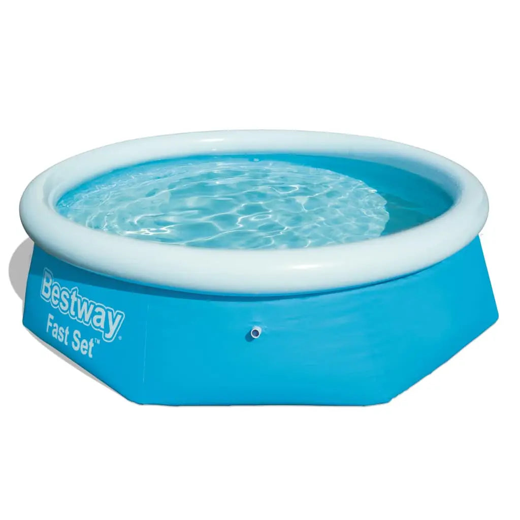 Bestway Fast Set Aufblasbarer Swimmingpool Rund 244x66 cm