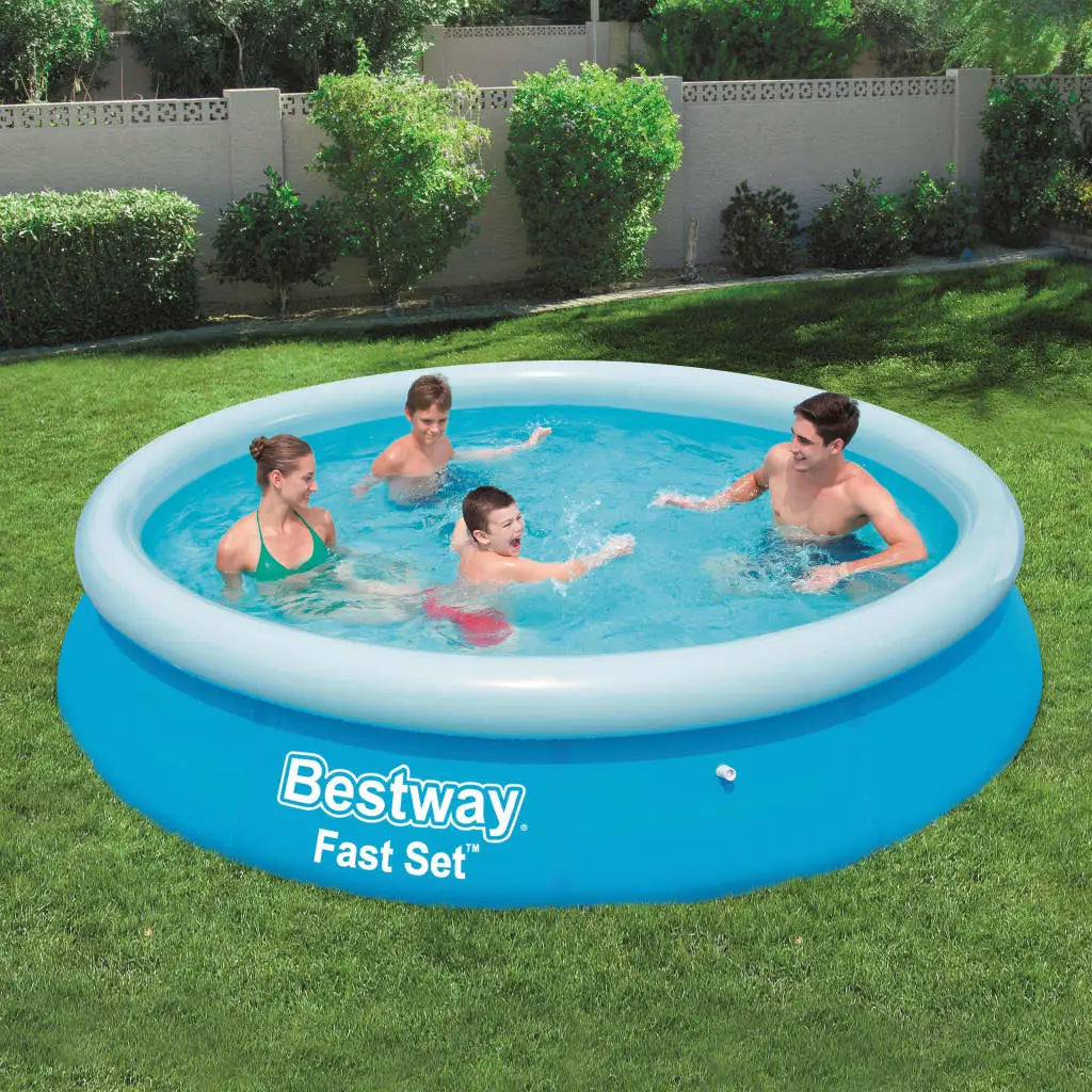 Bestway Fast Set Aufblasbarer Swimmingpool Rund 366x76 cm