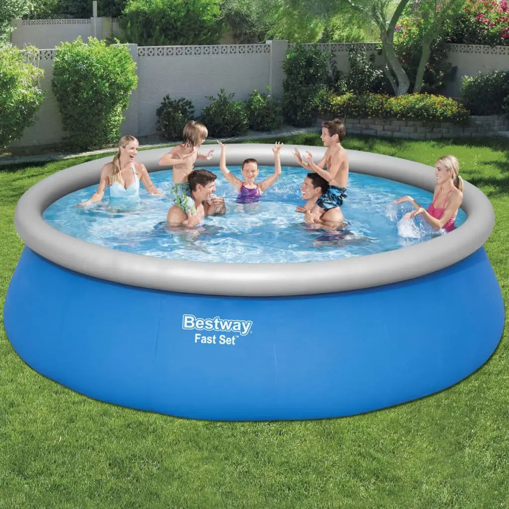 Bestway Fast Set Aufblasbarer Swimmingpool Rund 457x122 cm