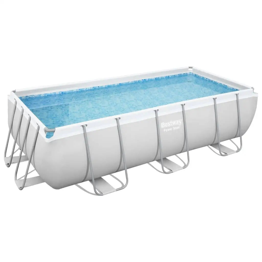 Bestway Power Steel Pool - Set Rechteckig 404x201x100 cm