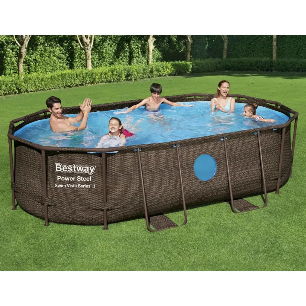 Bestway Power Steel Swimmingpool - Set 427x250x100 cm