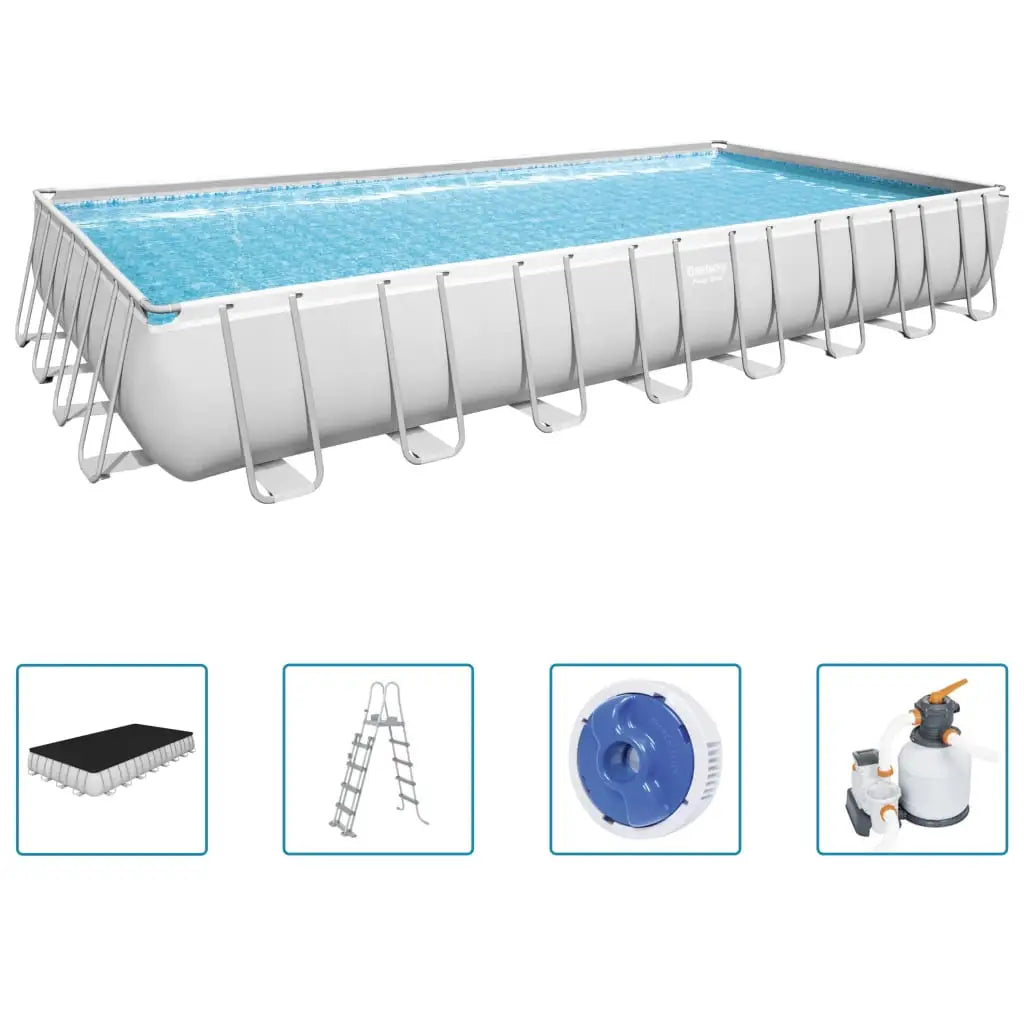 Bestway Power Steel Swimmingpool - Set 956x488x132 cm