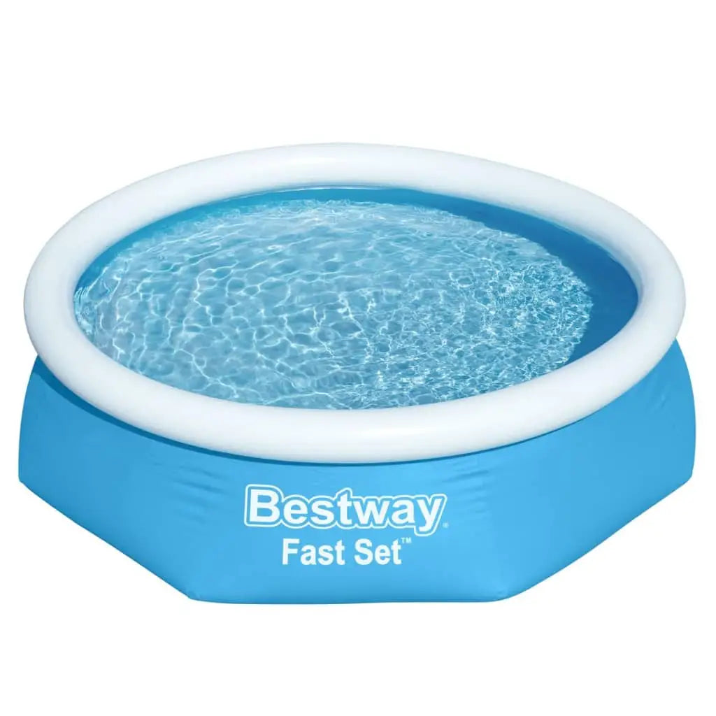 Bestway Schwimmbecken Fast Set Rund 244x61 cm Blau - Pools