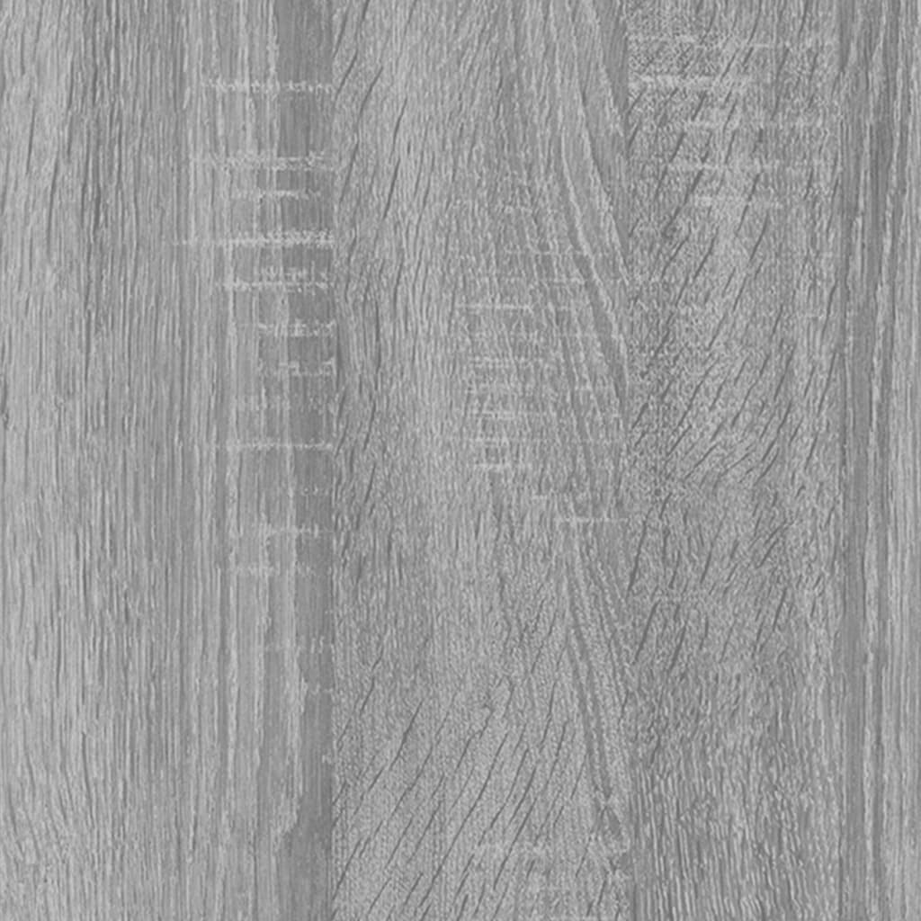 Bücherregal Grau Sonoma 100x33x100 cm Holzwerkstoff und