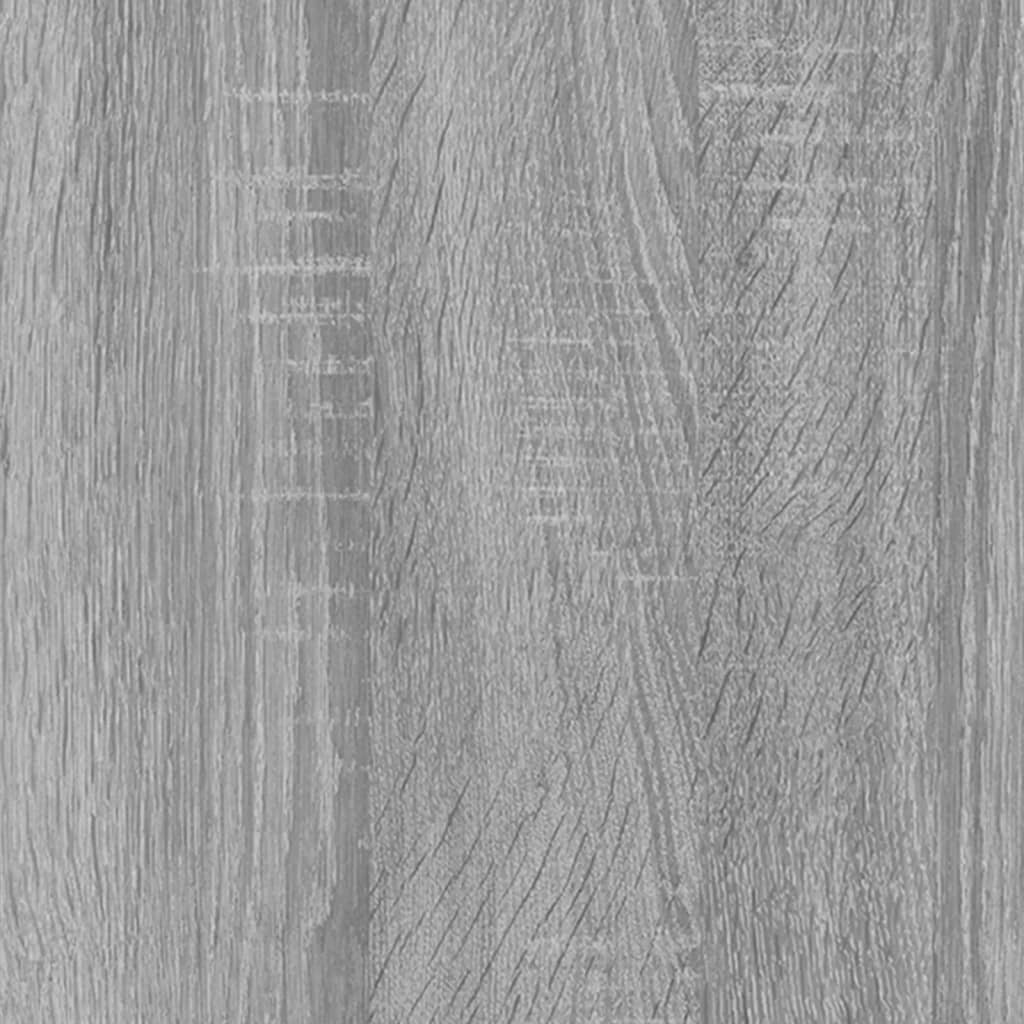 Bücherregal Grau Sonoma 60x33x70,5 cm Holzwerkstoff und