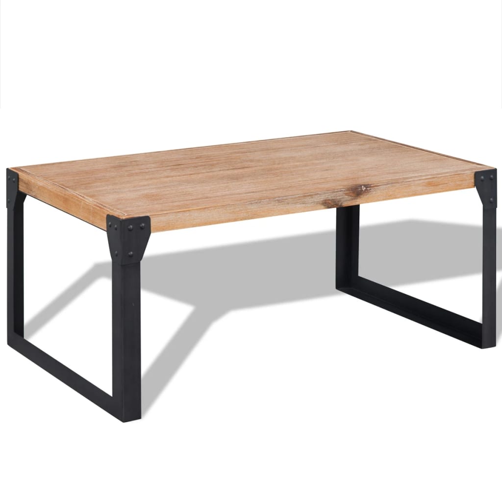 Couchtisch Akazienholz Massiv 100 x 60 45 cm - Couchtische