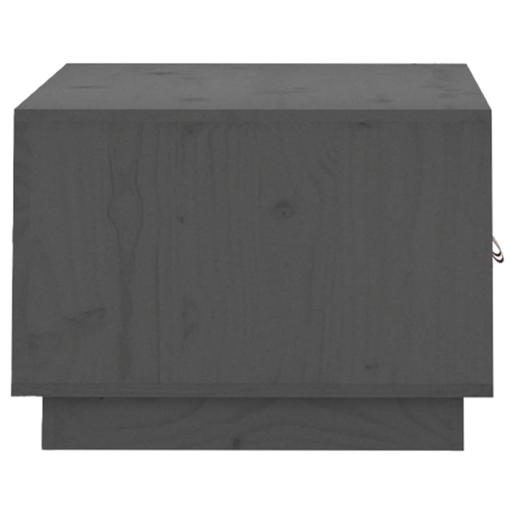 Couchtisch Grau 80x50x35 cm Massivholz Kiefer - Couchtische