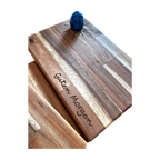 edles Frühstücksbrettchen / Schneidebrett Lasergravur