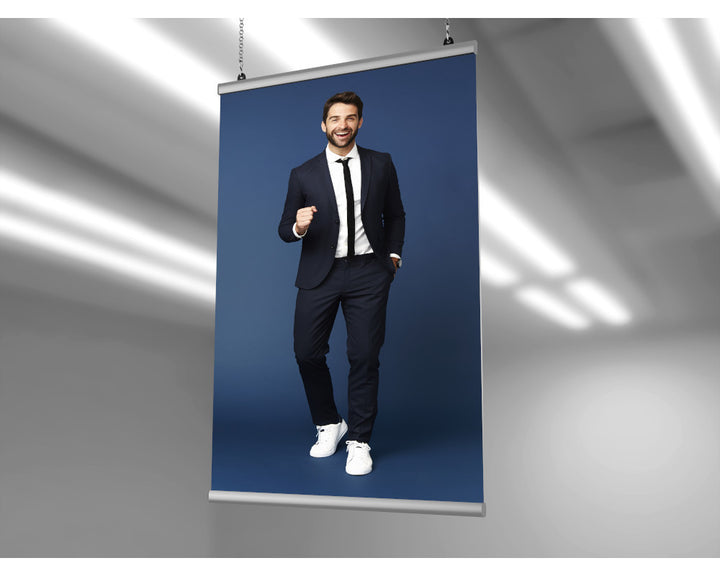 Posterleisten-Set Standard 60 cm - silbern-2