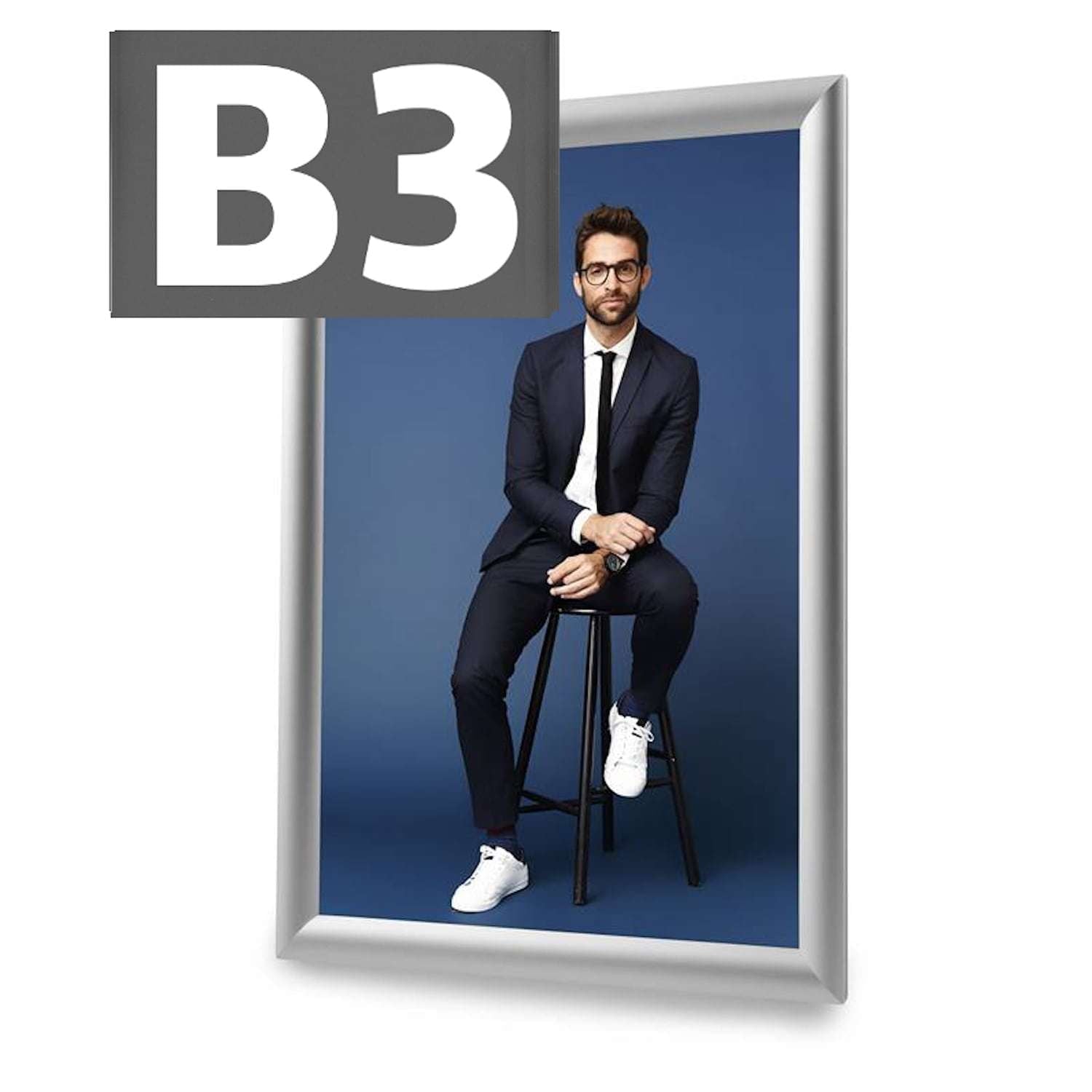 Klapprahmen Standard B3 (silberN)-6