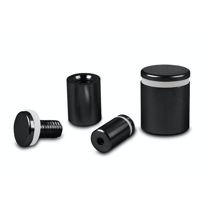 Wandhalterung, schwarz Matt - 25x25-1