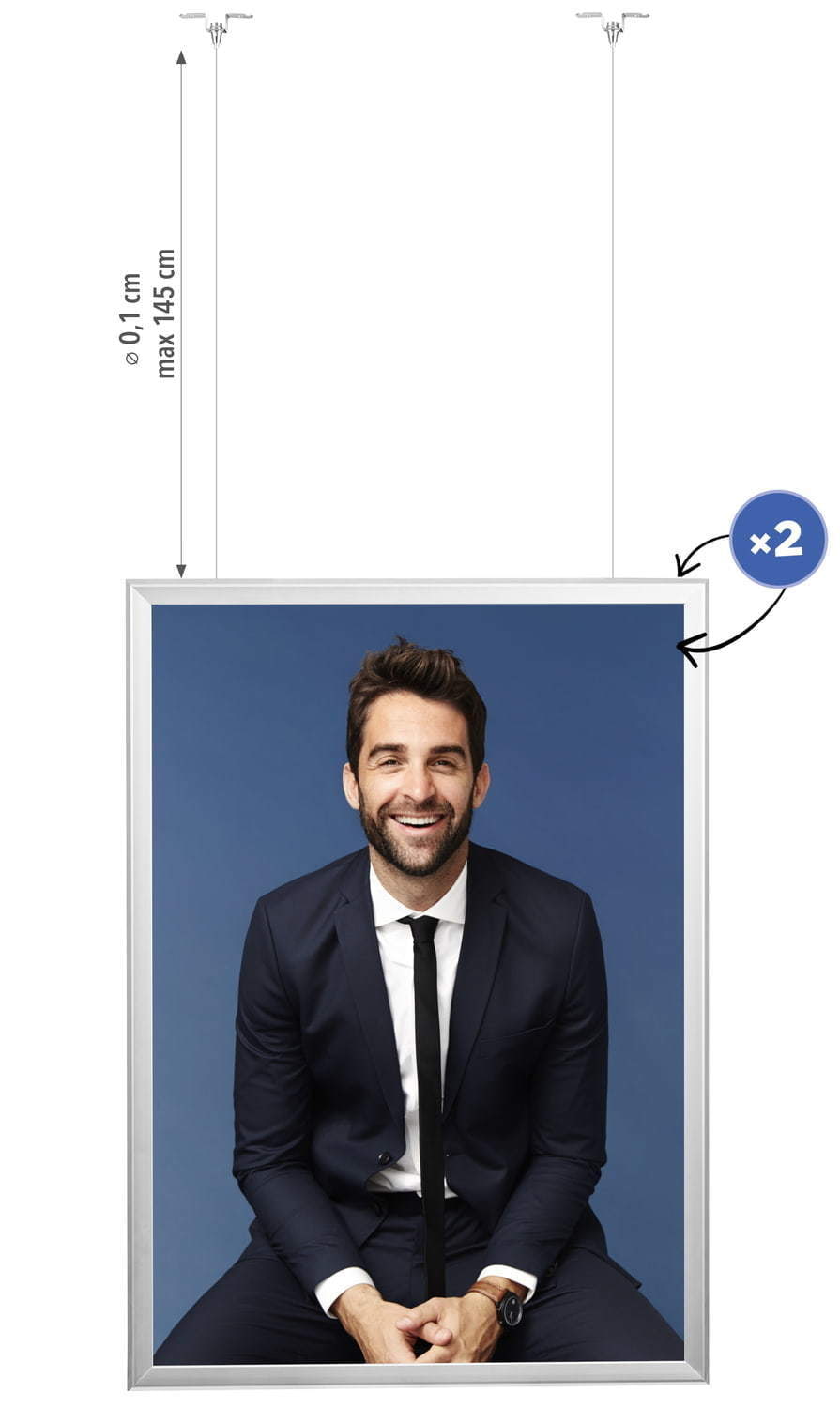 Hängender Rahmen - Vertico A2-4