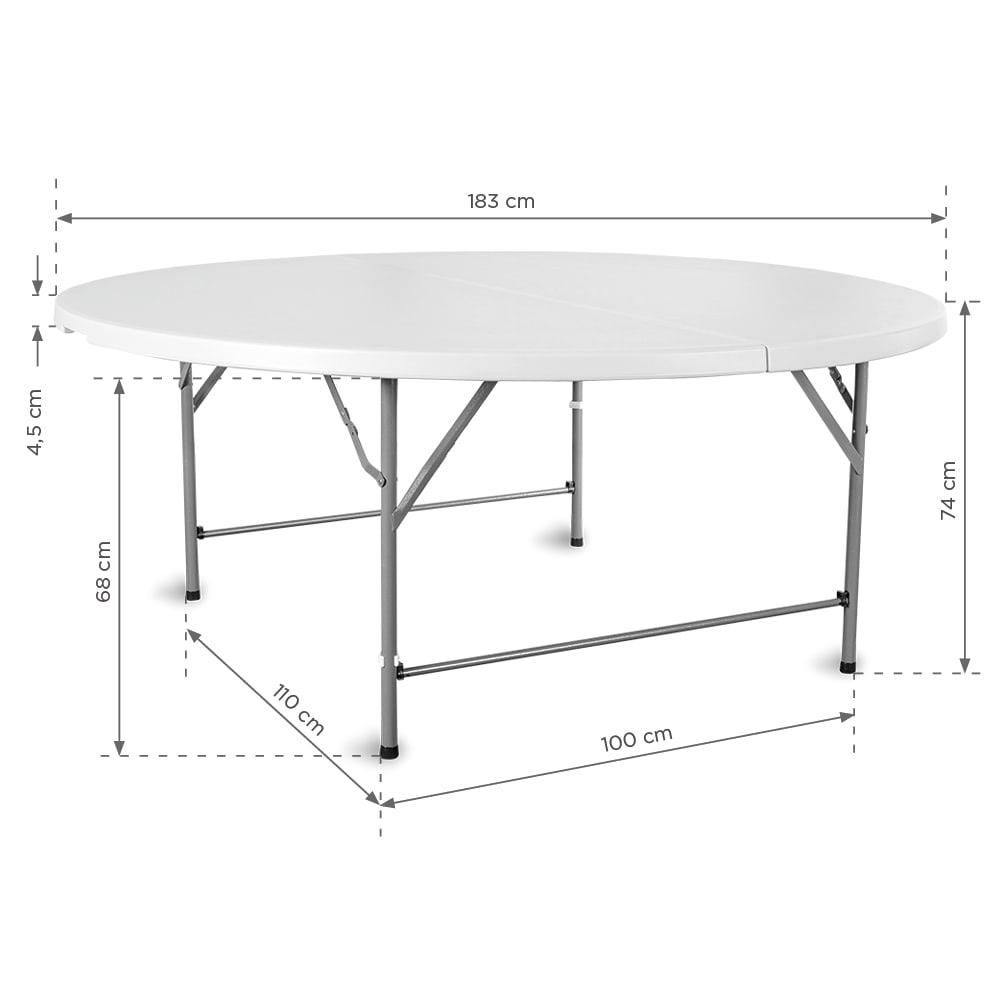 Banketttisch R183 - rund-10