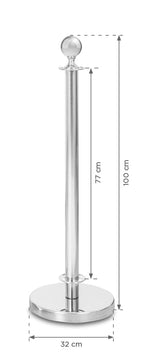 Cafeteriapfosten - Chrom-4