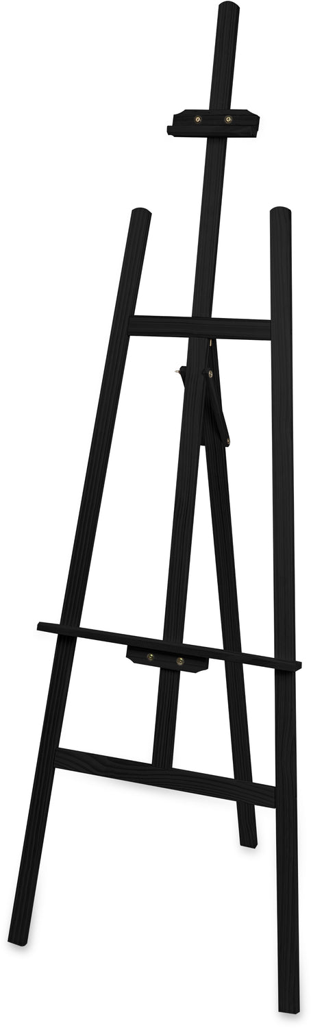 Staffelei aus Holz - schwarz-1