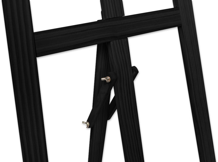 Staffelei aus Holz - schwarz-2